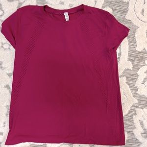 Lululemon Raspberry Colored Shirt, Size 4